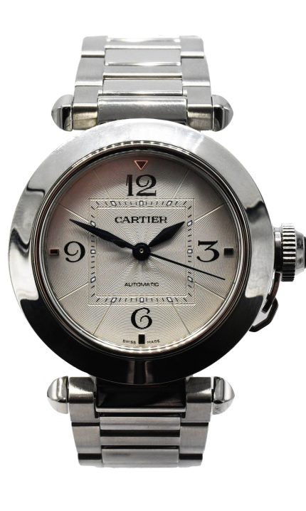 Cartier Pasha De Cartier 35mm Steel Watch Ref WSPA0013