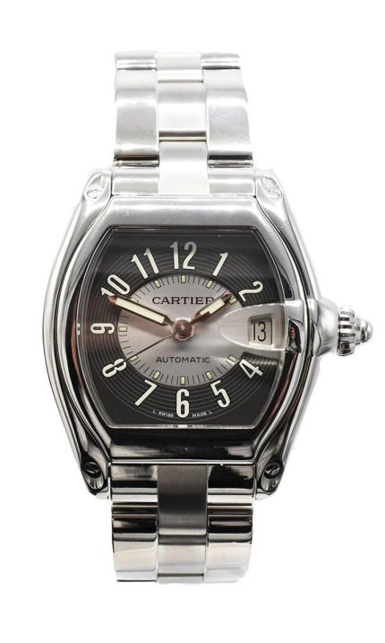 Cartier Roadster Steel 37mm Bracelet Watch - Ref W62001V3