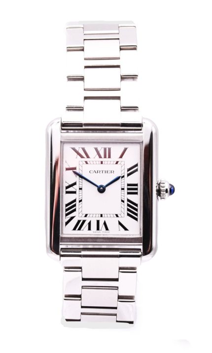 Cartier Tank Solo, Small Model, Quartz, Steel Watch - Ref W5200013