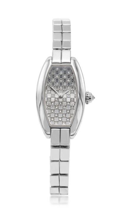 Cartier Tonneau 18ct Mini Bracelet Diamond Dial Watch - Ref: 2545